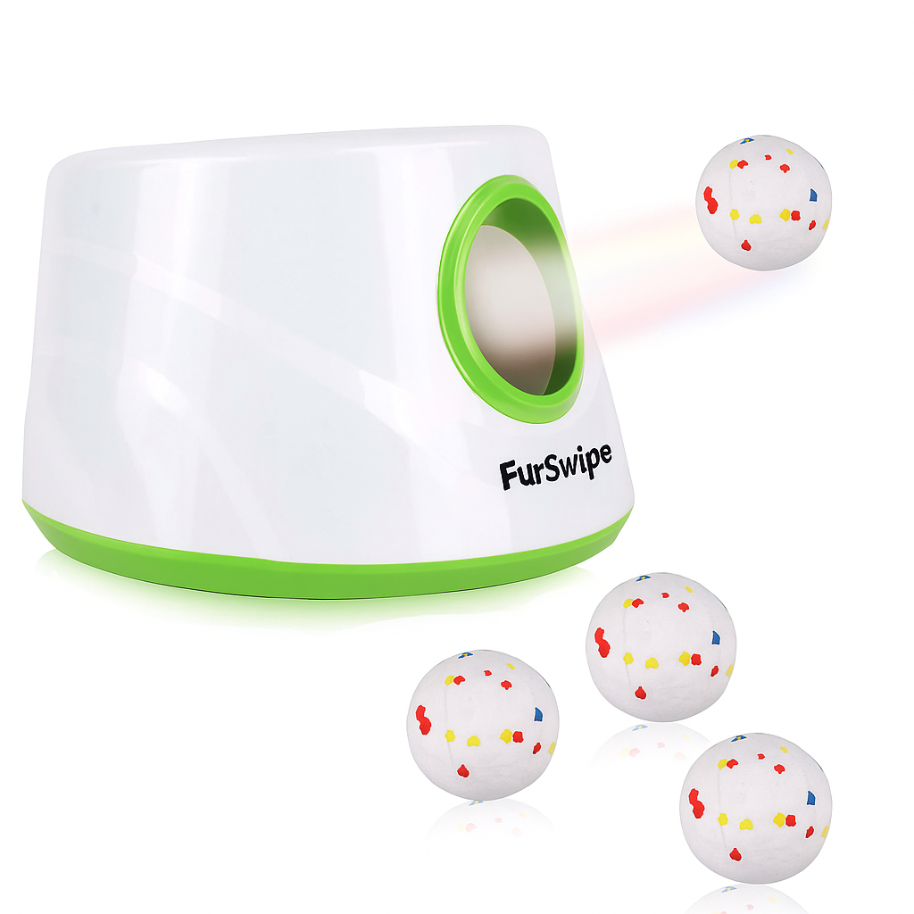 Automatyczna wyrzutnia piłek 🐾 FurSwipe™