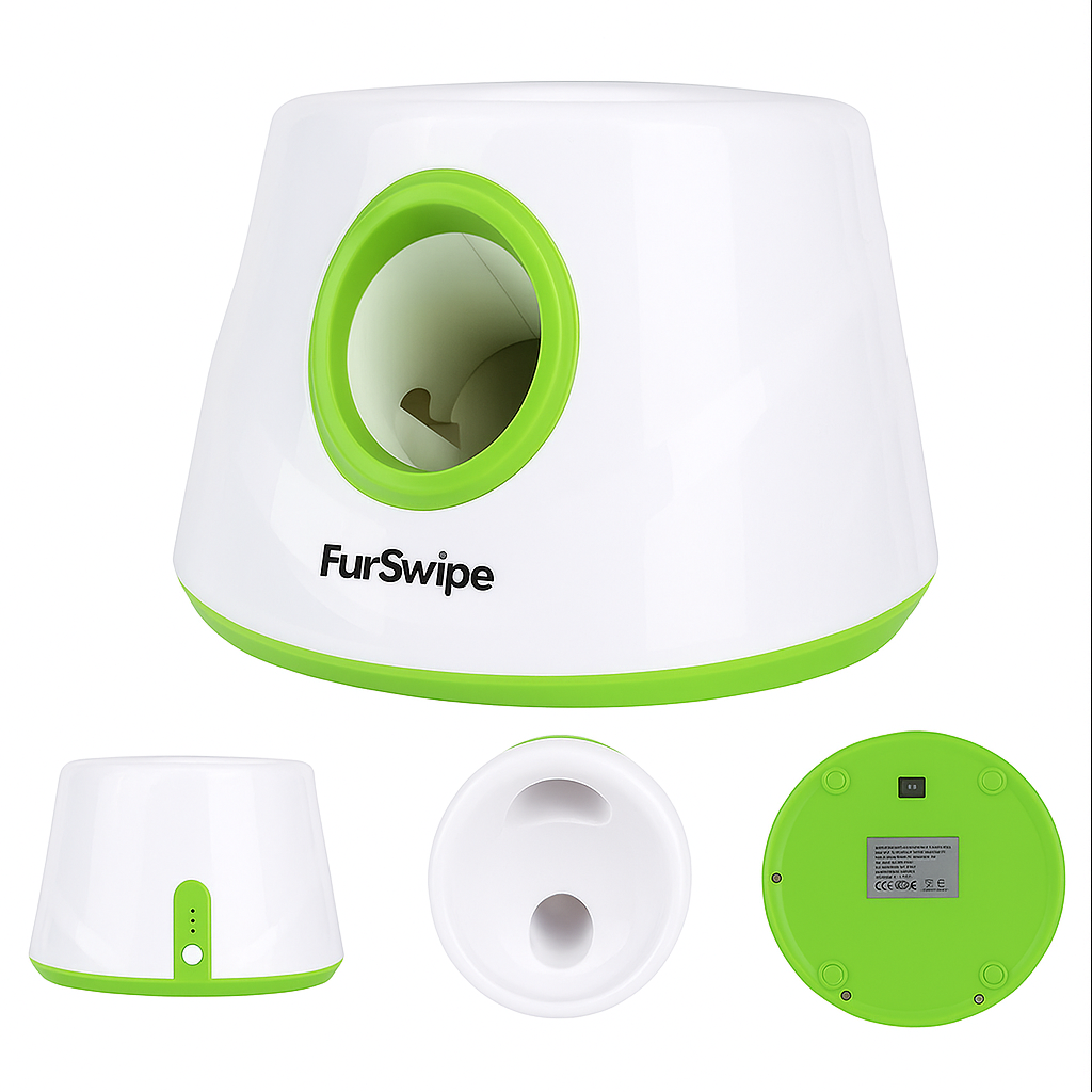 Automatyczna wyrzutnia piłek 🐾 FurSwipe™