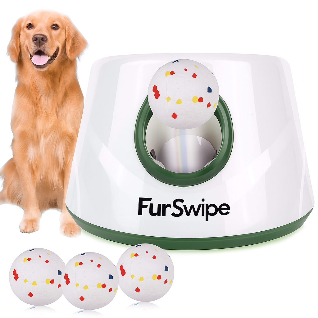Automatyczna wyrzutnia piłek 🐾 FurSwipe™
